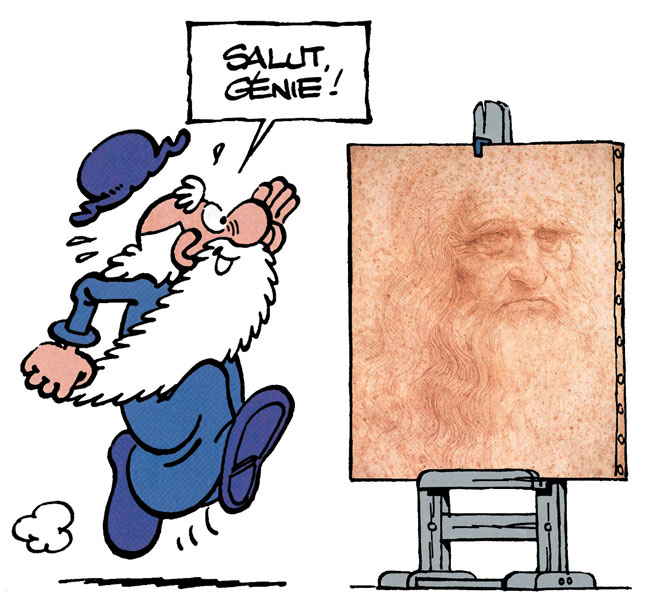 25+ Most Famous Comics Characters from the World 33 Léonard de Vinci (Bob de Groot and Turk)