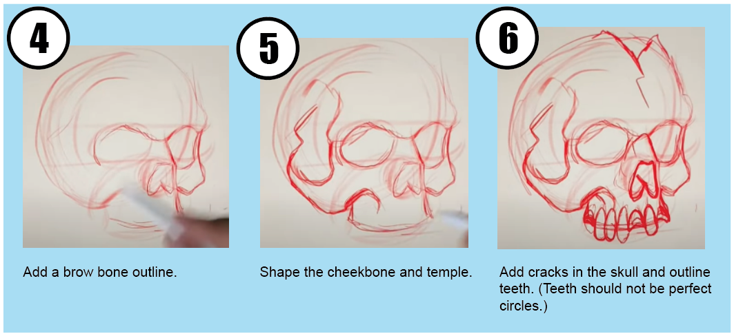 skull2 - How to Draw American Traditional Tattoos