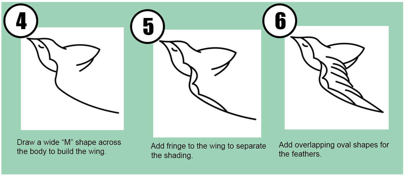 sparrow2 - How to Draw American Traditional Tattoos