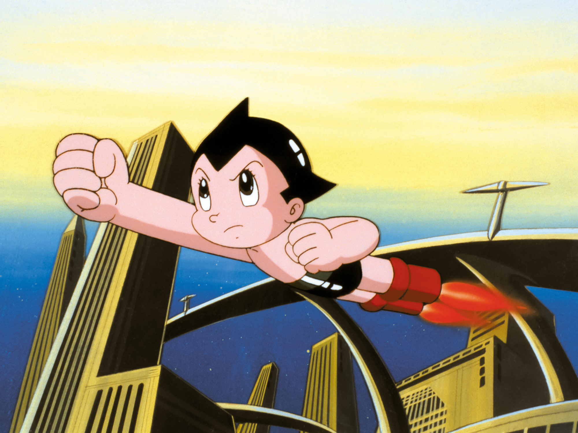 Vintage Astroboy Anime Robot Show Astro Boy Space Art Childhood