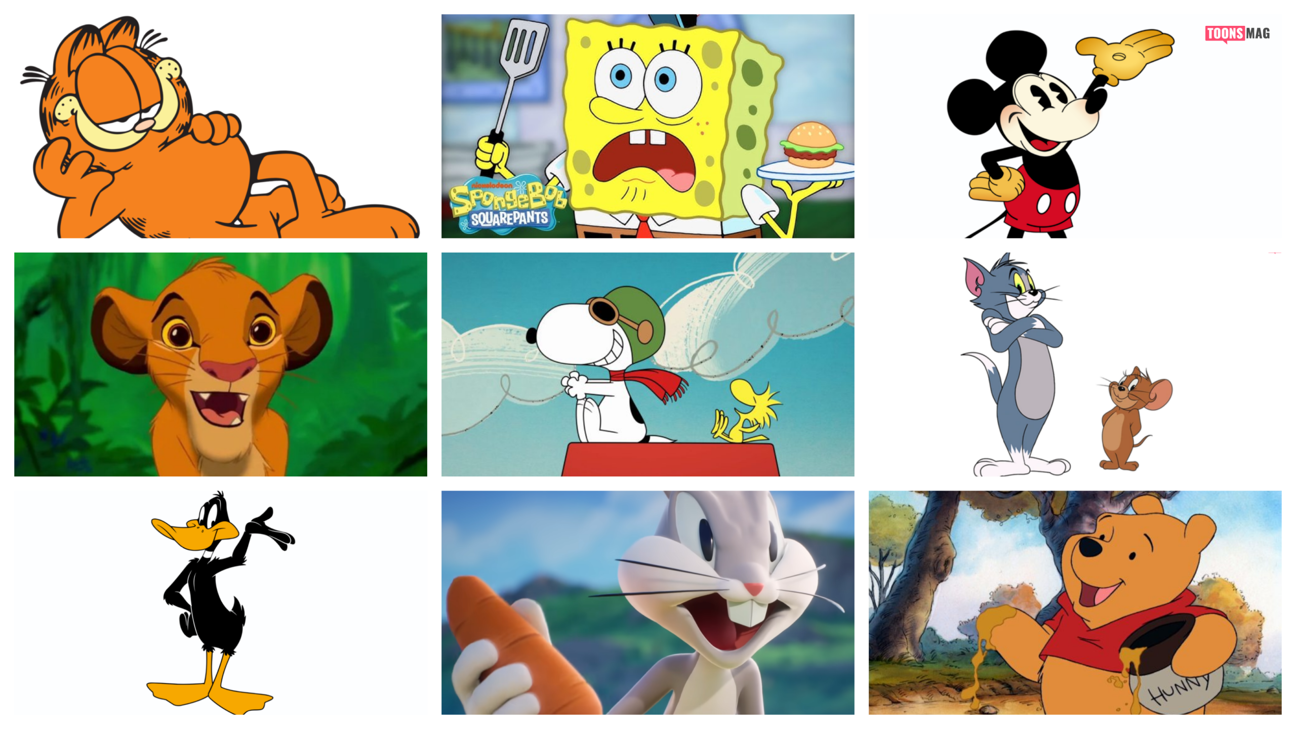 Ranking The Top 10 Animal Cartoon Characters With Irresistible ...