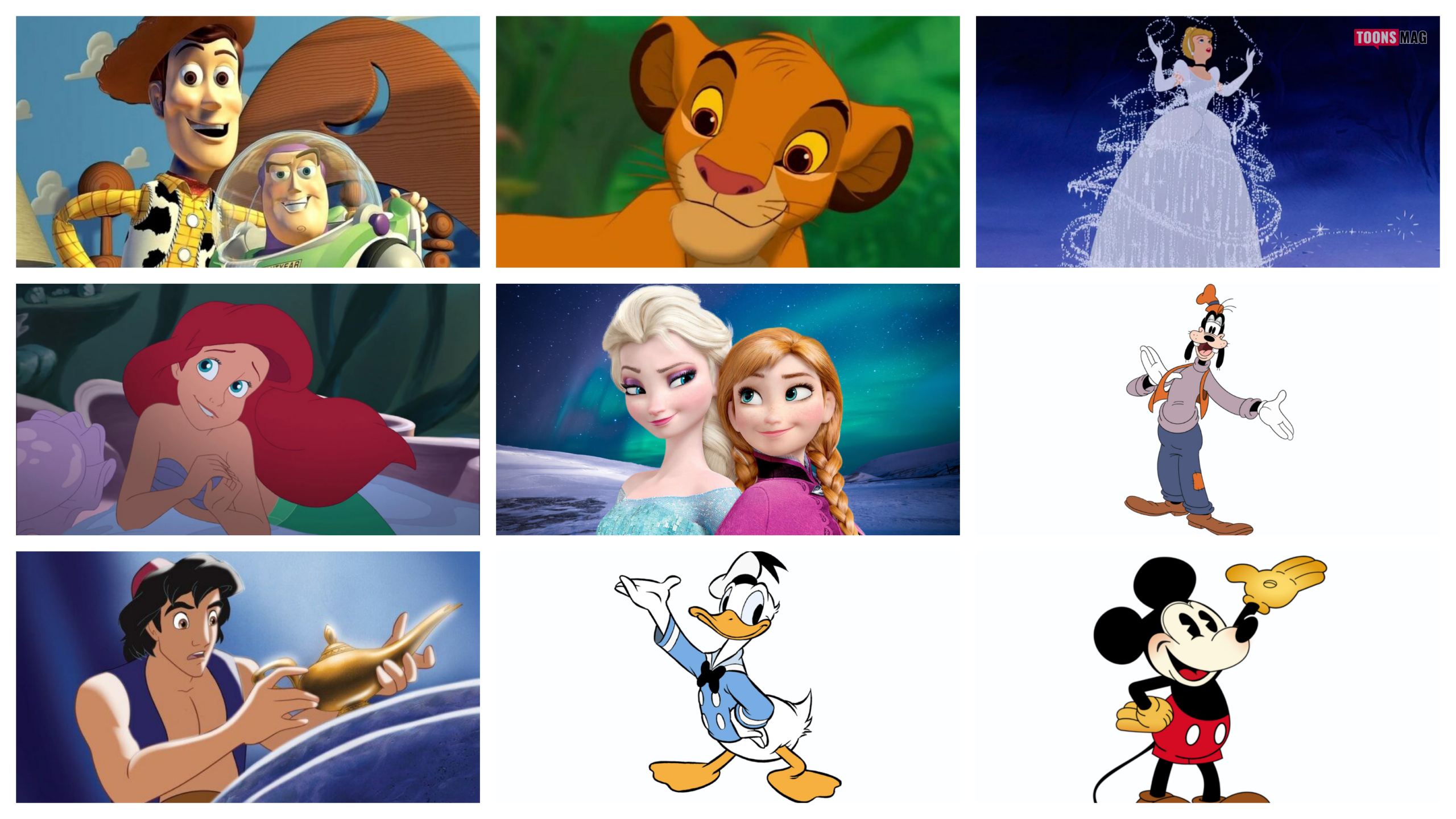The Top 10 Disney Cartoon Characters That Defined A Generation - Toons Mag, image size:2560x1440