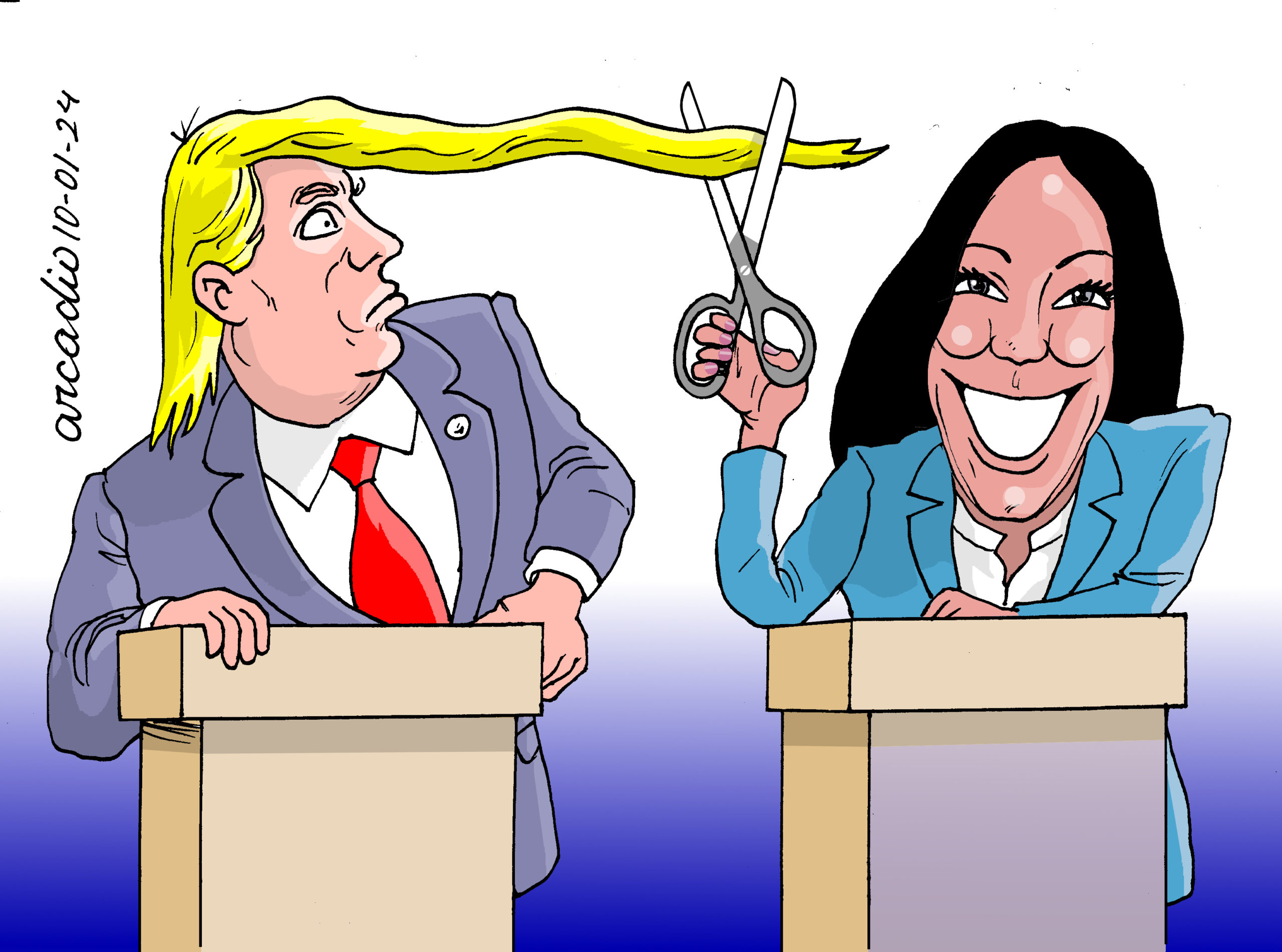 Kamala Vs Trump Toons Mag