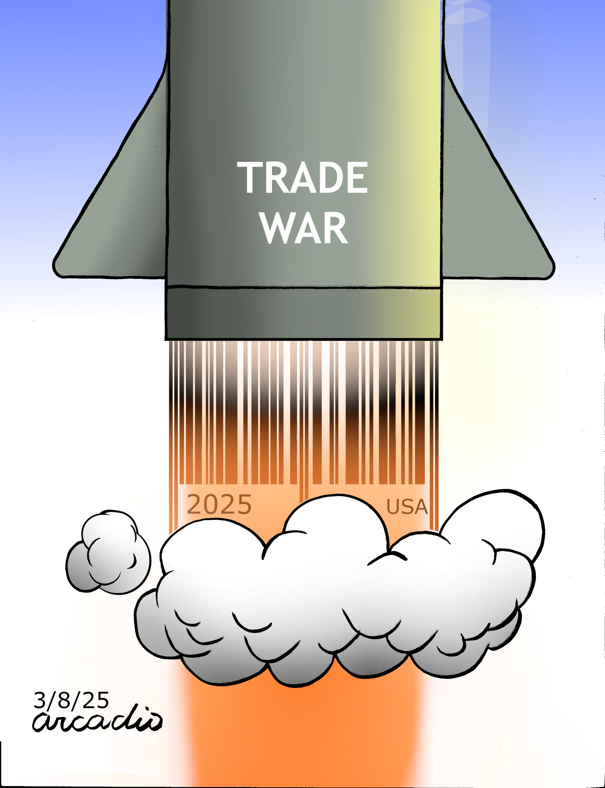 La guerra de aranceles de Trump scaled - Trump and his crazy tariffs