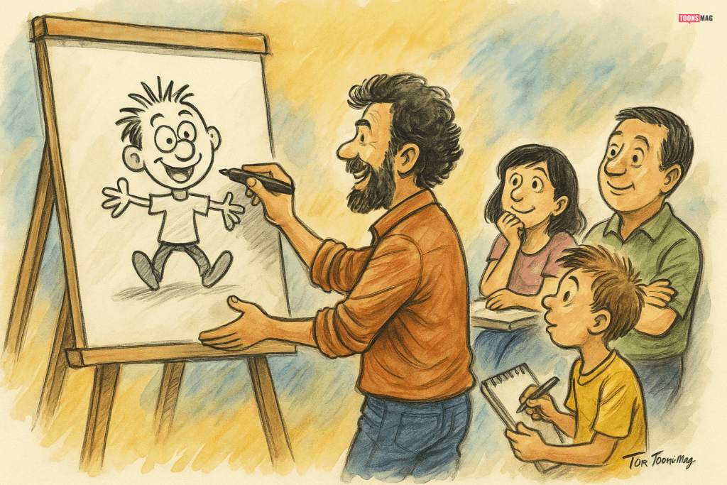 Cartooning and Creativity Workshops: Inspiring Others to Draw and Dream