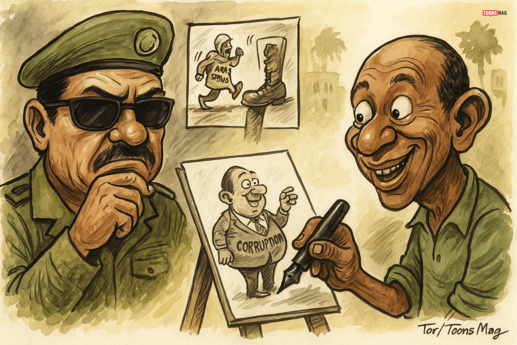 Middle Eastern and African Cartooning: Political Commentary Under Pressure