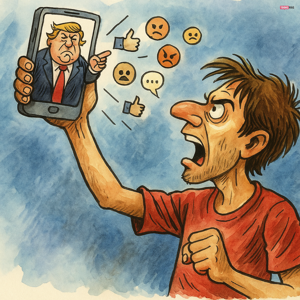 The Intersection of Editorial Cartoons and Social Media
