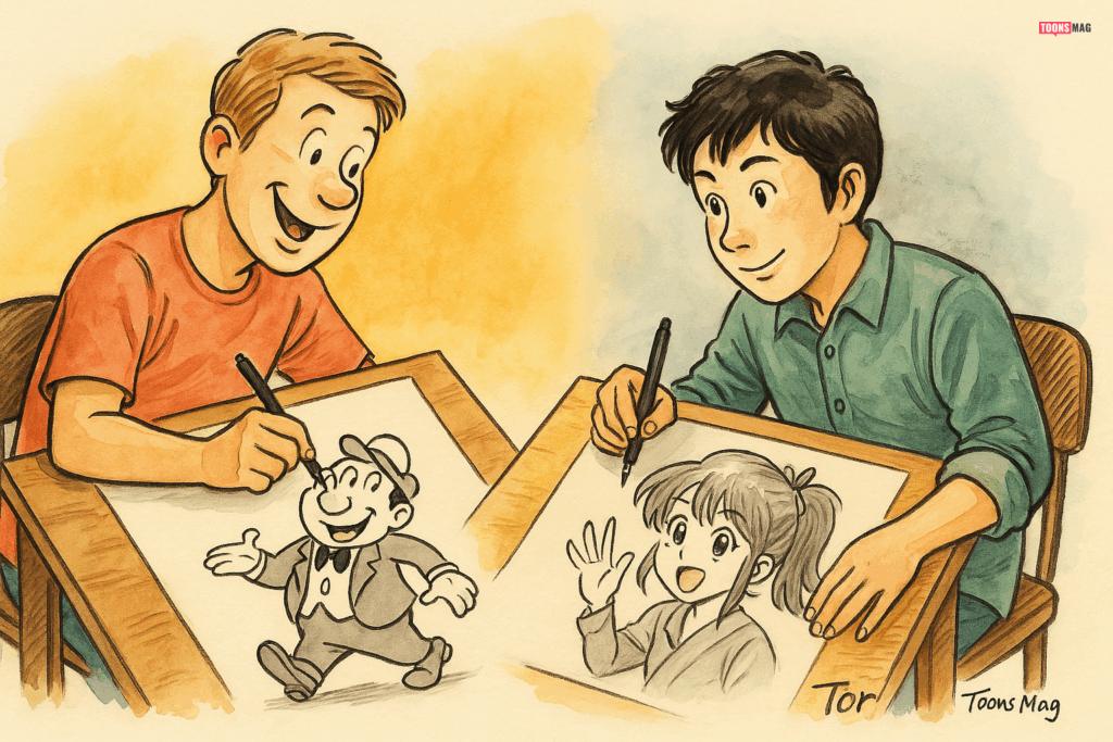 The Difference Between American and Japanese Cartooning Styles: A Comprehensive Look 12 The Difference Between American and Japanese Cartooning Styles: A Comprehensive Look